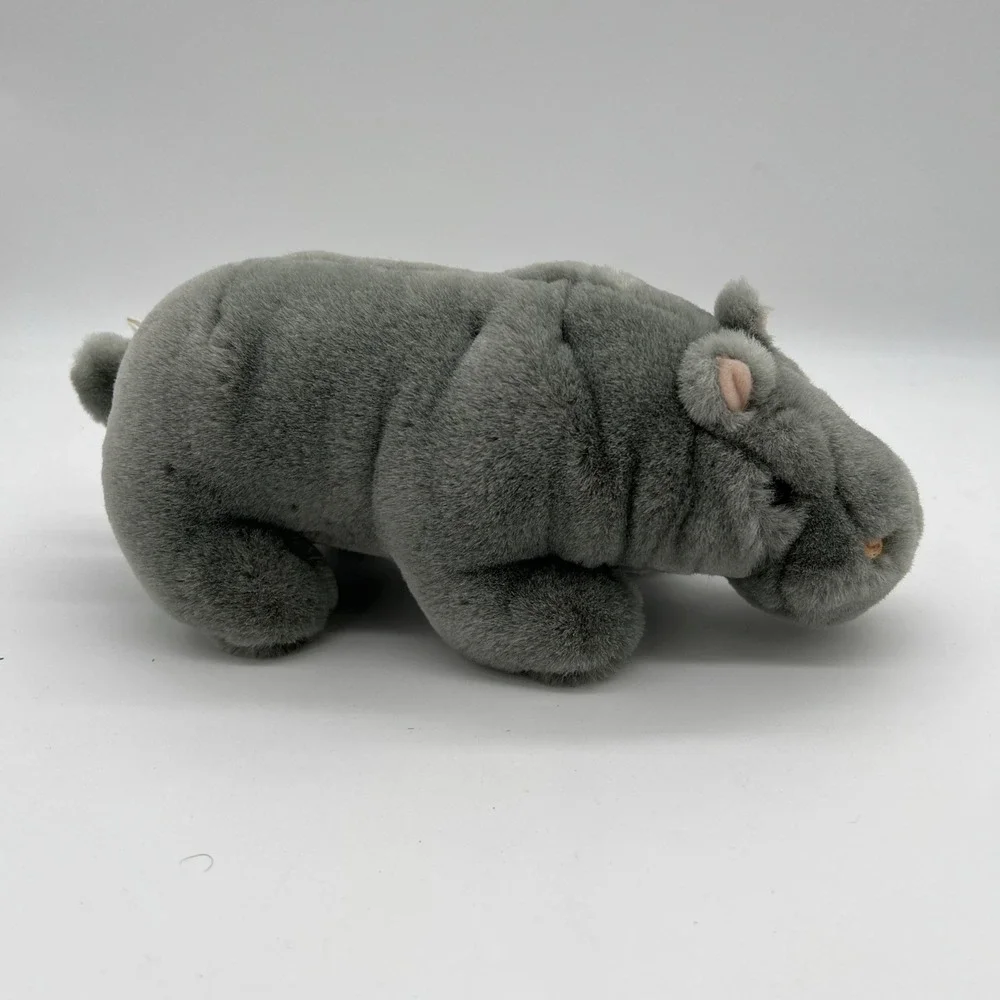 Vintage K & M International 1992‎ Hippopotamus Plush~10